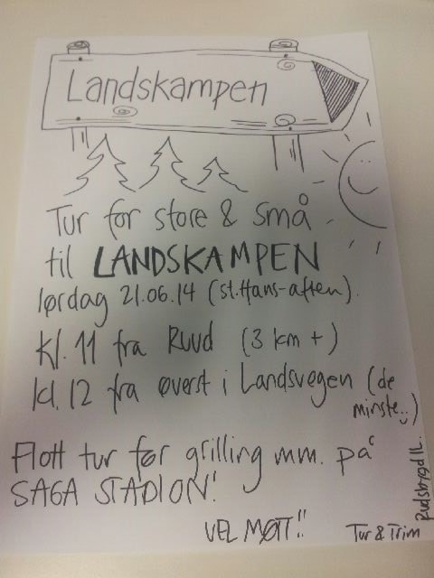 Familiedag til Landskampen